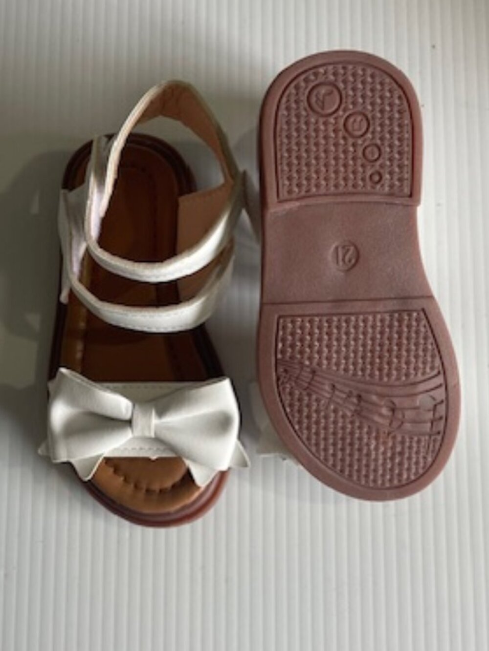 Girls White sandals